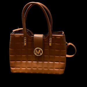 👗5/$25 - Brown Square Detail Purse